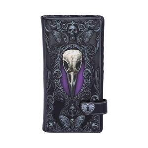 1007 Edgar Allen Poe Nevermore Raven Wallet, Gothic Purse with Baroque
